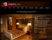 Tablet Screenshot of hotel-elements.de